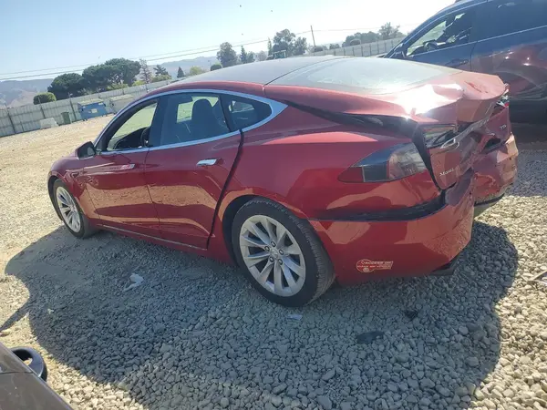 5YJSA1E10HF189761 — 2017 Tesla Model S, photo 2 from Copart, Rear end