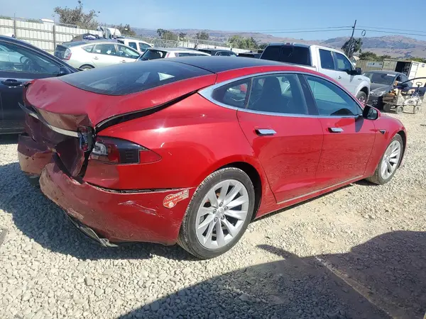 5YJSA1E10HF189761 — 2017 Tesla Model S, photo 3 from Copart, Rear end
