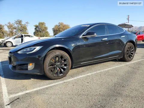 5YJSA1E11HF231127 — 2017 Tesla Model S, Minor dents and scratches, before-repair photos