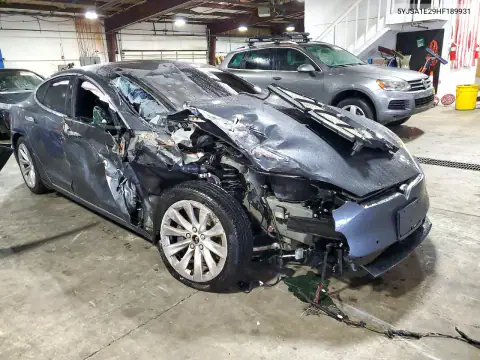 5YJSA1E29HF189931 — 2017 Tesla Model S, zdjęcie 4 z Copart, Przód