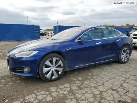 5YJSA1E27LF378750 — 2020 Tesla Model S, Мелкие вмятины и царапины, фото до ремонта