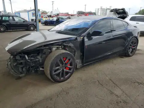 5YJSA1E55MF436284 — 2021 Tesla Model S, Front end (Front End), before-repair photos