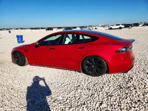 5YJSA1E65MF454776 — 2021 Tesla Model S, zdjęcie 2 z Copart, Przód