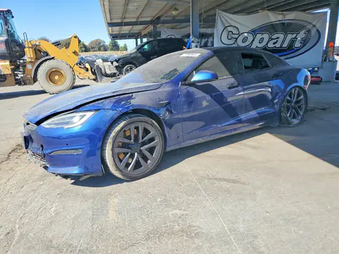 5YJSA1E53MF428295 — 2021 Tesla Model S, Передняя часть (Front End), фото до ремонта