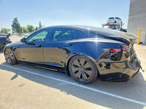 5YJSA1E5XPF499756 — 2023 Tesla Model S, photo 2 from Copart 20.10.2026, Rear end