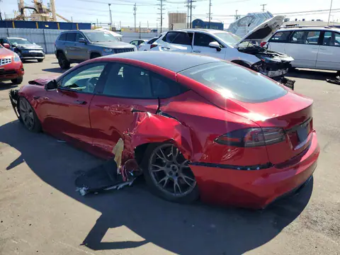 5YJSA1E55PF525924 — 2023 Tesla Model S, foto 2 de Copart 19.10.2026, Parte trasera