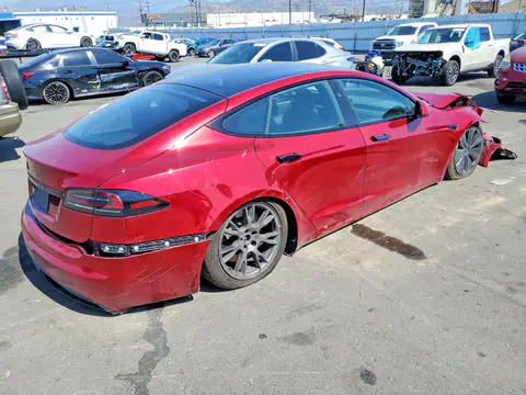 5YJSA1E55PF525924 — 2023 Tesla Model S, foto 3 de Copart 19.10.2026, Parte trasera