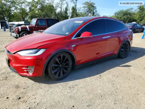 2016 Tesla Model X VIN 5YJXCBE23GF004244 фото 1