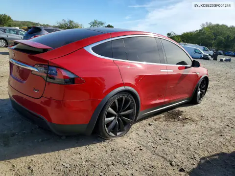 2016 Tesla Model X VIN 5YJXCBE23GF004244 фото 3