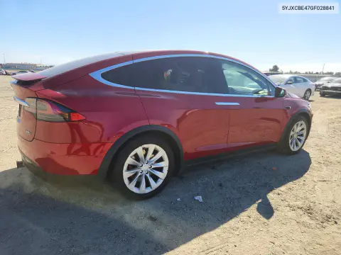 2016 Tesla Model X VIN 5YJXCBE47GF028841 фото 3