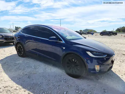 2017 Tesla Model X VIN 5YJXCBE23HF049959 фото 4