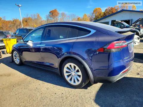 5YJXCBE22HF054019 — 2017 Tesla Model X, zdjęcie 2 z Copart 29.10.2026, Przód
