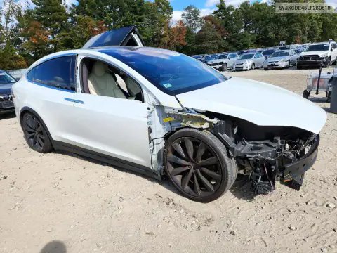 2020 Tesla Model X VIN 5YJXCDE46LF280618 фото 4