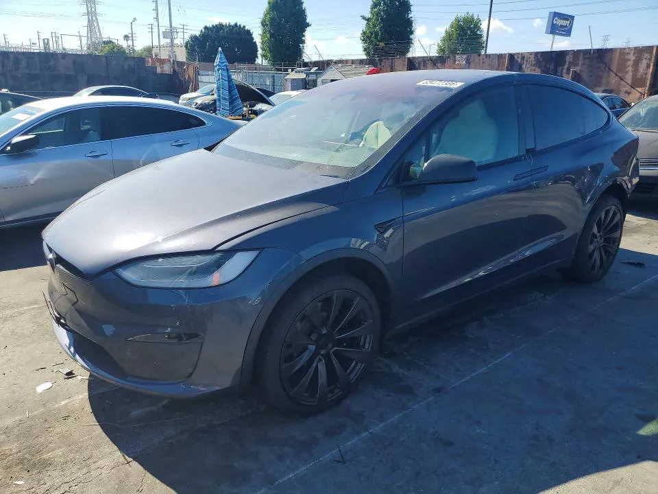 2022 Tesla MODEL X VIN 7SAXCBE68NF329510 фото 1