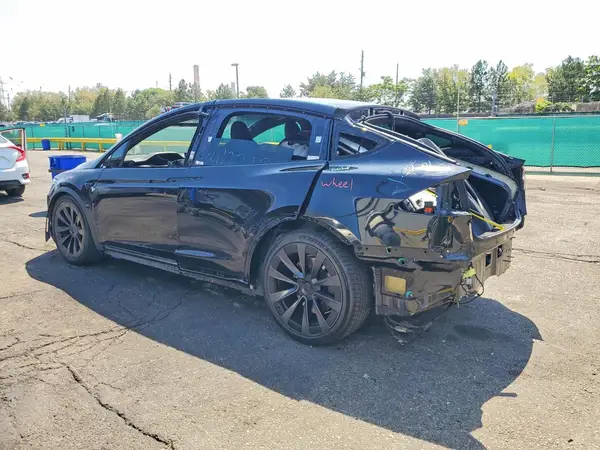 7SAXCDE52NF342210 — 2022 Tesla Model X, photo 2 from Copart 13.10.2026, Rear end