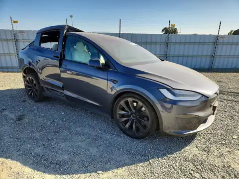 7SAXCAE5XNF363398 — 2022 Tesla Model X, photo 4 from Copart, Rear end