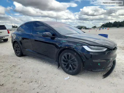 2022 Tesla Model X VIN 7SAXCAE58NF356482 фото 4