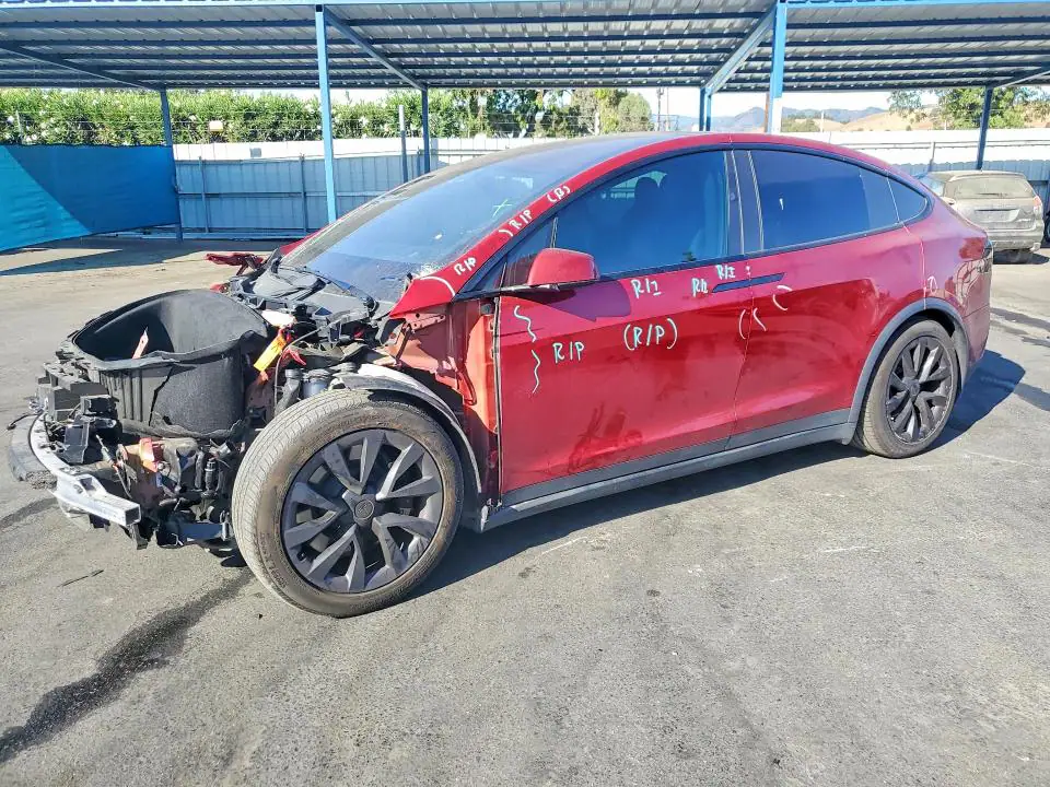 7SAXCBE58PF416897 Tesla Model X 2023 — повреждение Передняя часть, фото до ремонта