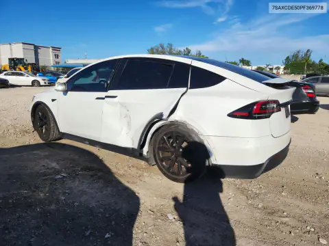 7SAXCDE50PF369778 — 2023 Tesla Model X, photo 2 from Copart, Side