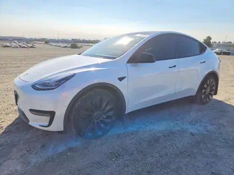 5YJYGDEE0LF004372 — 2020 Tesla Model Y, Lateral (Side), fotos antes de reparar