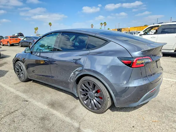 5YJYGDEF7LF051732 — 2020 Tesla Model Y, photo 2 from Copart, Front end