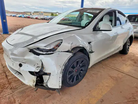 5YJYGDEE9LF034289 — 2020 Tesla Model Y, წინა ნაწილი (Front End), ფოტოები შეკეთებამდე