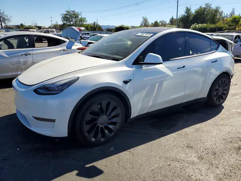 2020 Tesla Model Y VIN 5YJYGDEF1LF033694 фото 1