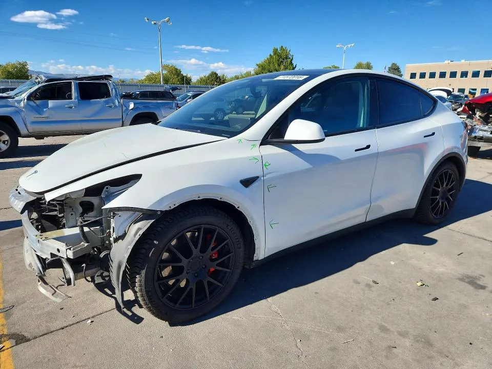 2020 TESLA MODEL Y VIN 5YJYGDEF0LF009919 фото 1