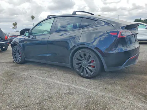 2021 TESLA MODEL Y VIN 5YJYGDEF5MF216081 фото 2