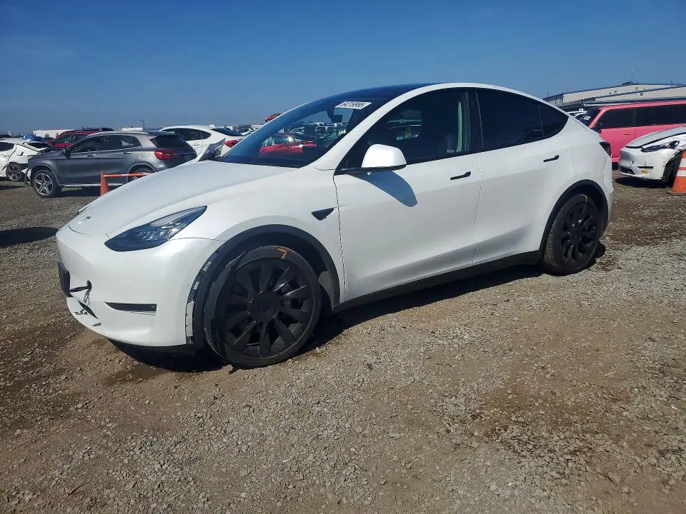 5YJYGDEE9MF159097 Tesla Model Y 2021 — повреждение Передняя часть, фото до ремонта