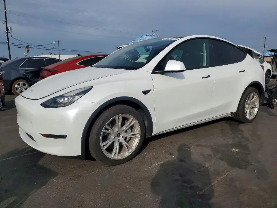 2021 Tesla Model Y VIN 5YJYGDEE0MF204198 фото 1