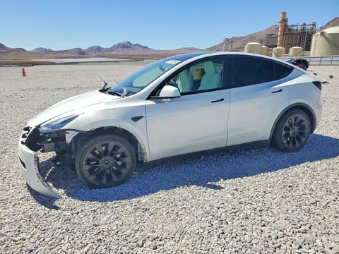 5YJYGDEE3MF119775 — 2021 Tesla Model Y, წინა ნაწილი (Front End), ფოტოები შეკეთებამდე