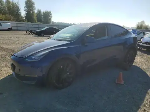 5YJYGDEE4MF073907 — 2021 Tesla Model Y, წინა ნაწილი (Front End), ფოტოები შეკეთებამდე