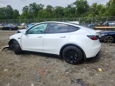2021 TESLA MODEL Y VIN 5YJYGDEE8MF125684 фото 2