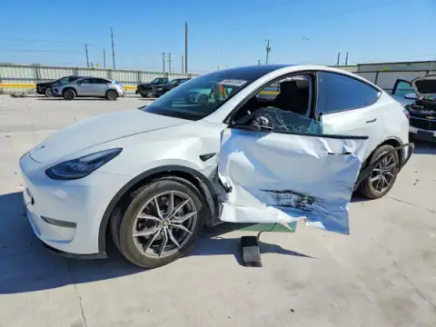 5YJYGDEE3MF082243 — 2021 Tesla Model Y, Lateral (Side), fotos antes de reparar