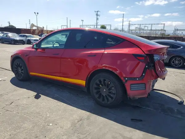 5YJYGDEE0MF096522 — 2021 Tesla Model Y, фото 2 с аукциона Copart, Задняя часть