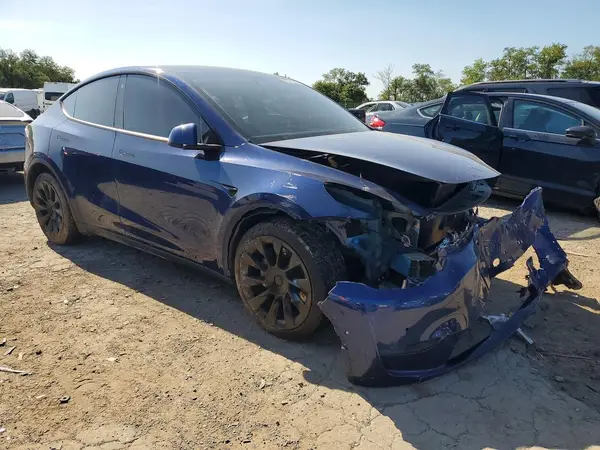 5YJYGDEE0MF129647 — 2021 Tesla Model Y, photo 4 from Copart 29.09.2026, Front end