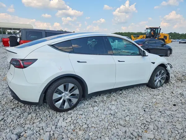 5YJYGDEE7MF253009 — 2021 Tesla Model Y, zdjęcie 3 z Copart, Przód