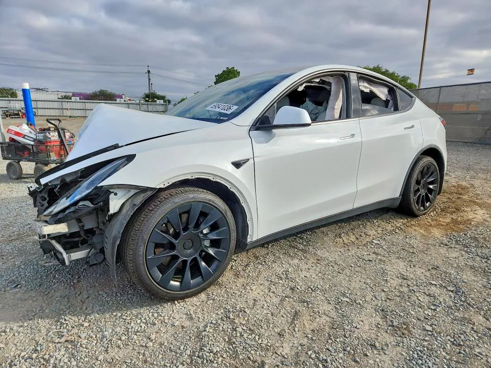 2021 Tesla Model Y VIN 5YJYGDEE3MF282829 фото 1
