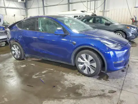 5YJYGDEE6MF176729 — 2021 Tesla Model Y, photo 4 from Copart, Rear end