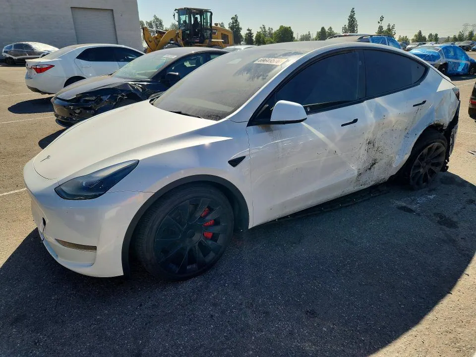 2021 Tesla Model Y VIN 7SAYGDED8RF008883 фото 1