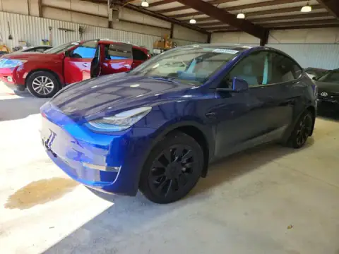 5YJYGAEE9MF141083 — 2021 Tesla Model Y, ПЕРЕДНЯЯ ЧАСТЬ (Front End), фото до ремонта
