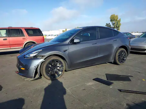 5YJYGDEE3MF078239 — 2021 Tesla Model Y, წინა ნაწილი (Front End), ფოტოები შეკეთებამდე