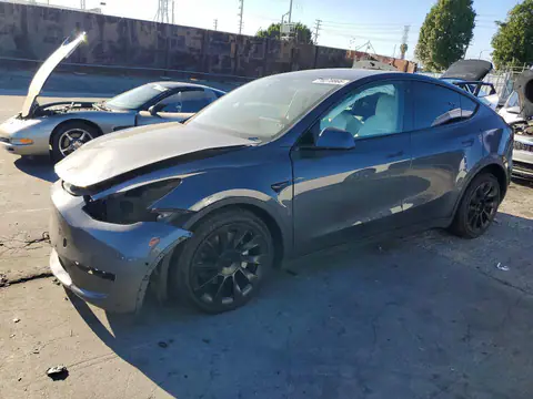 5YJYGDEE6MF069017 — 2021 Tesla Model Y, წინა ნაწილი (Front End), ფოტოები შეკეთებამდე
