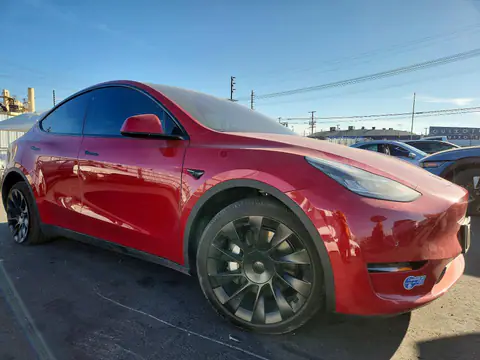 5YJYGDEE9MF199423 — 2021 Tesla Model Y, photo 4 from Copart 19.10.2026, Front end
