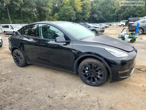 2021 Tesla Model Y VIN 5YJYGAEE5MF279915 фото 4