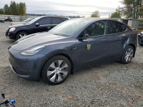 5YJYGDEE3MF241343 — 2021 Tesla Model Y, Lateral (Side), fotos antes de reparar