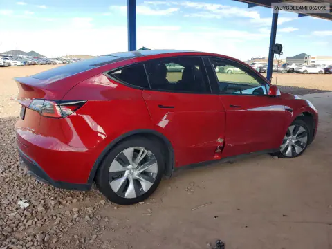 2021 Tesla Model Y VIN 5YJYGDEE4MF062096 фото 3