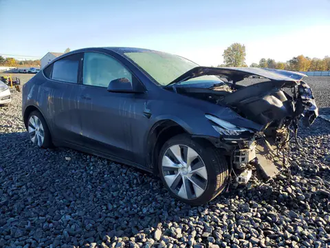 5YJYGDEE6MF208000 — 2021 Tesla Model Y, photo 4 from Copart, Front end