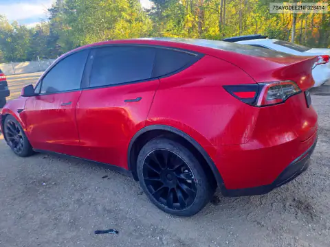 7SAYGDEE2NF328414 — 2022 Tesla Model Y, foto 2 de Copart 27.10.2026, Parte delantera